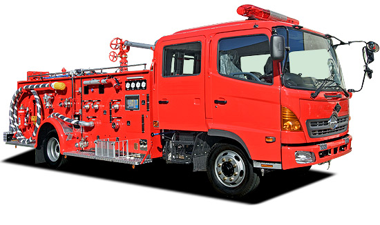 大型化学消防車　MC-BC・MC-KC写真