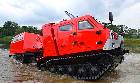 無限軌道災害対応車 Red Salamander